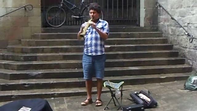 Барселонское трио: ханг, саксофон, контрабас. смотреть онлайн