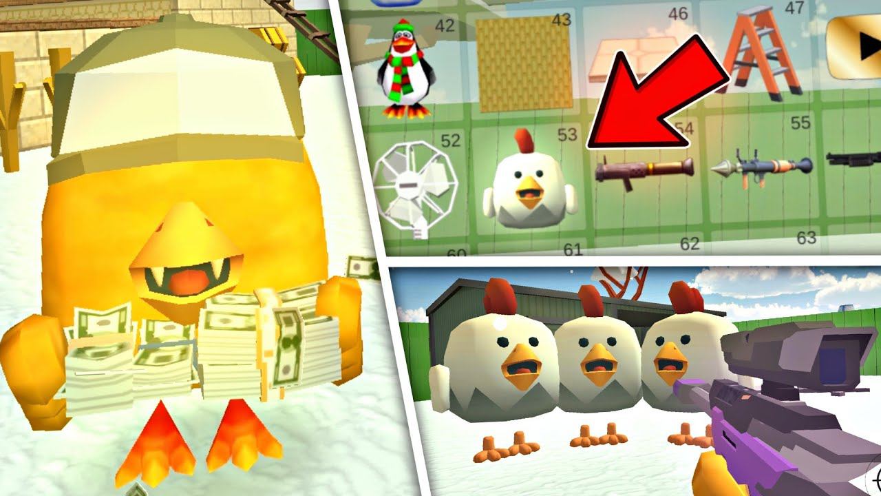 NEW CRAZY UPDATE 3.7.0 in Chicken Gun | Funny Moments смотреть онлайн