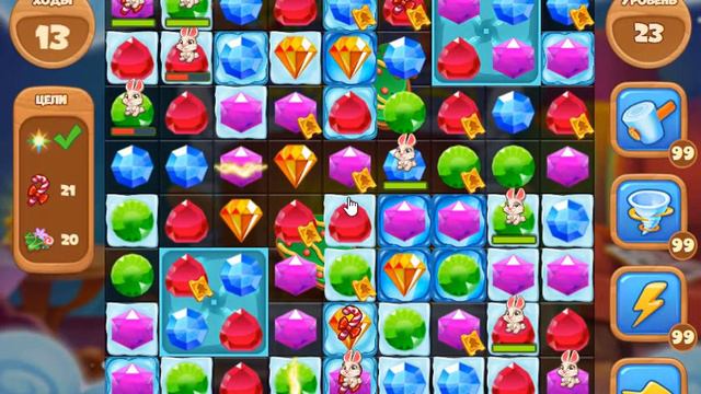 Новогоднее Веселье 23 уровень [Сокровища Пиратов бонусный мир] - Winter Holiday Fun Level 23 смотреть онлайн