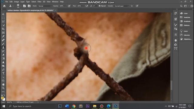 Remove Fence using Clone stamp tool (Photoshop Basics) смотреть онлайн