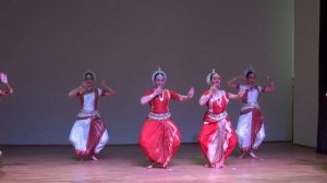 Индийские танцы. Фрагмент концерта.