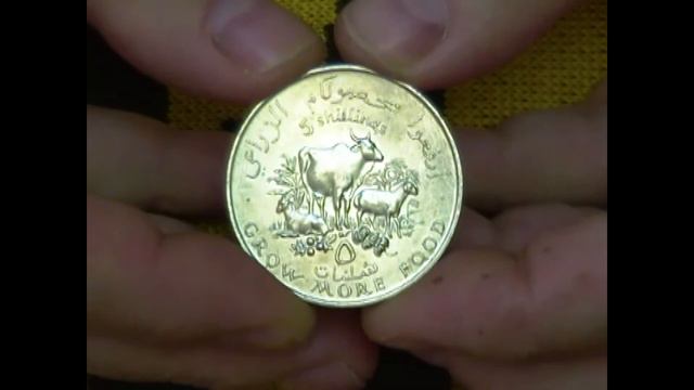 Монета Сомали 5 шиллингов 1970 г. "ФAO". смотреть онлайн