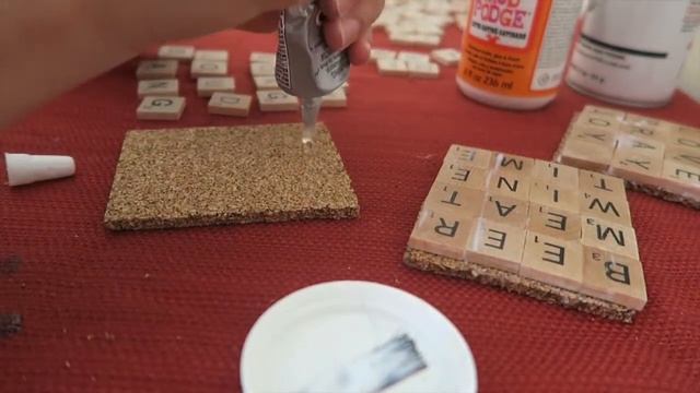 DIY Scrabble Letter Coaster смотреть онлайн