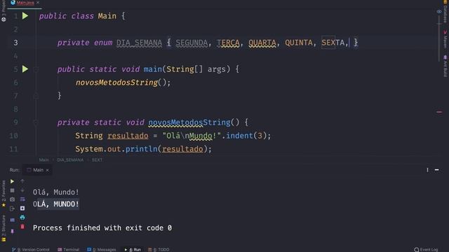 Novidades Java 12 (Expressão Switch melhorada e métodos String indent e transform) смотреть онлайн