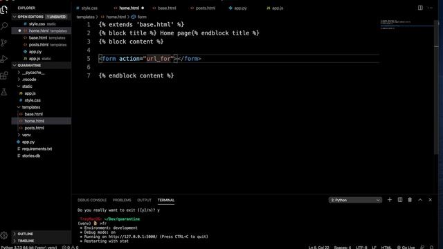 How to set up a virtual environment for Flask, Python & SQLite. Tutorial for API development on mac смотреть онлайн