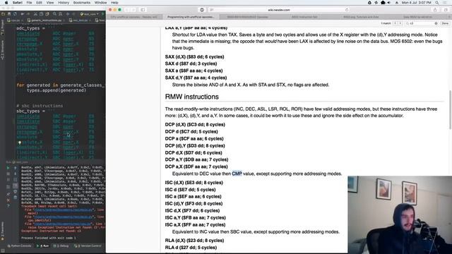 Episode 10 (Unofficial OpCodes are the worst OpCodes): Python 3 NES Emulator #programming смотреть онлайн