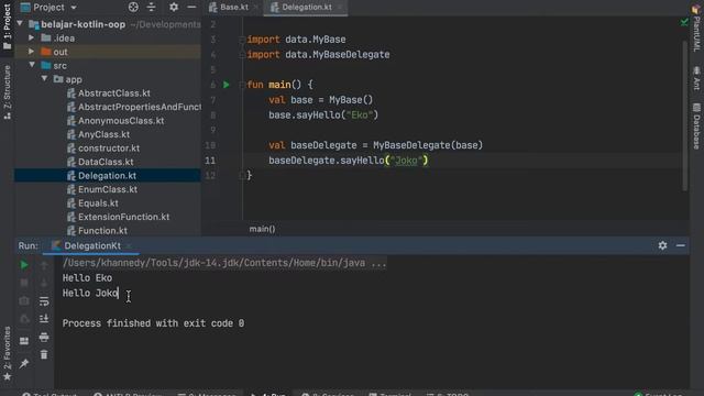 Belajar Kotlin OOP - 39 Delegation смотреть онлайн