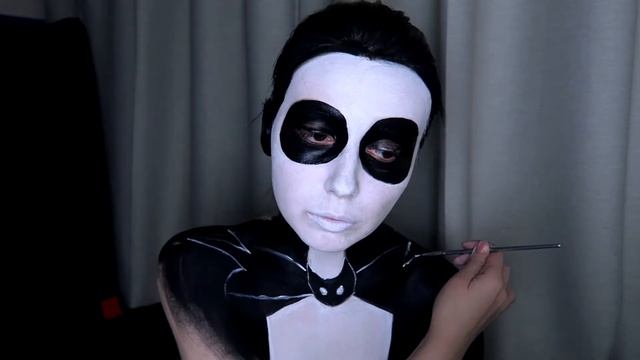 КОСПЛЕЙ ДЖЕК КОШМАР ПЕРЕД РОЖДЕСТВОМ | NIGHTMARE BEFORE CHRISTMAS JACK MAKEUP TUTOTIAL смотреть онлайн