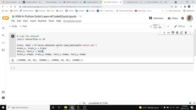 K-Nearest Neighbors Classifier Python Scikit-Learn #CodeItQuick смотреть онлайн
