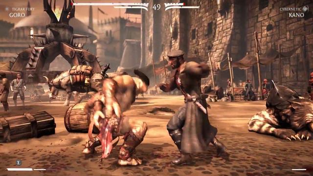 Mortal Kombat X - Goro Vs Kano (Very Hard) смотреть онлайн