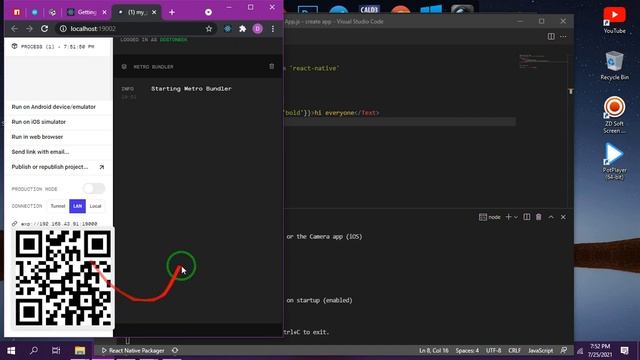 Create your first App install expo cli смотреть онлайн