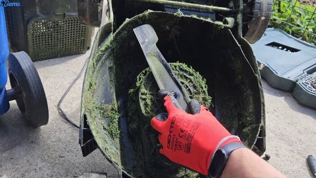 How to Sharpen a Lawn Mower Blade - Parkside PRM 1300 A1 смотреть онлайн