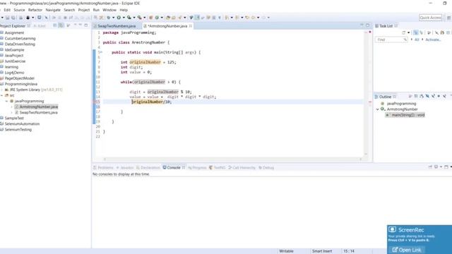 Armstrong Number in Java Tamil || How to check given number is Armstrong number || Java Programming смотреть онлайн