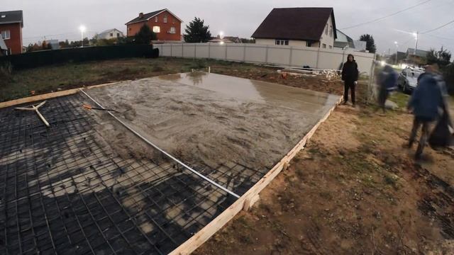 Плита 7 на 9 м под большой гараж смотреть онлайн