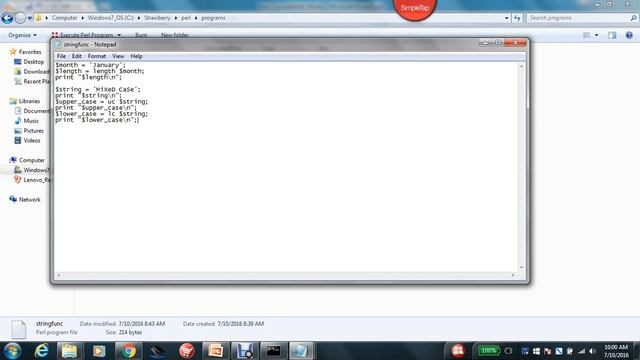Perl Script Basic Tutorial 18 Functions String смотреть онлайн