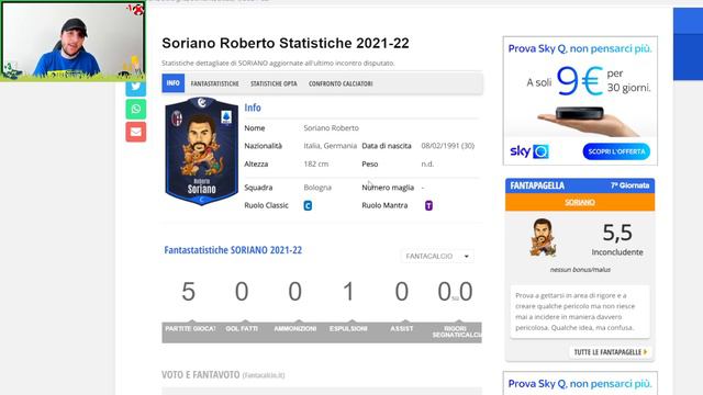 Ma SORIANO? 5 Giocatori da NON scambiare ADESSO al Fantacalcio! смотреть онлайн