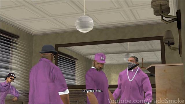 GTA San Andreas - Ballas Gang Song [PURPLE GANG SONG] смотреть онлайн