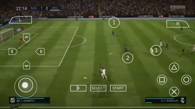 FIFA 18 PPSSPP GAME BEST GRAPHIC BARCELONA VS REAL MADRID смотреть онлайн
