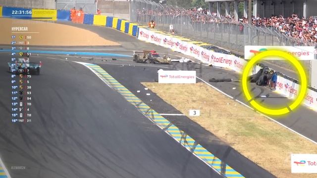 Big Crash for Nielsen Racing #14 | 24 Hours of Le Mans 2023 | ELMS смотреть онлайн