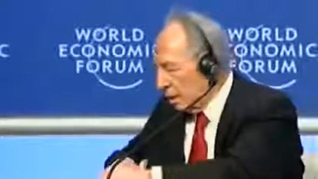 Turkish PM Erdogan Slams Shimon Peres For Israeli Killings - WEF Davos смотреть онлайн
