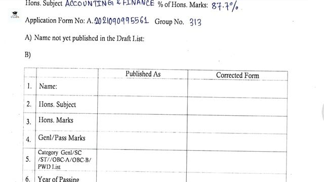 Calcutta University Format 1 fill up | Draft Merit list | CU MA : MSC : MCOM Form Fillup Correctio смотреть онлайн