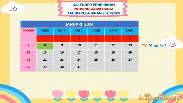 Kalender Pendidikan 2023 - 2024 JAWA BARAT смотреть онлайн