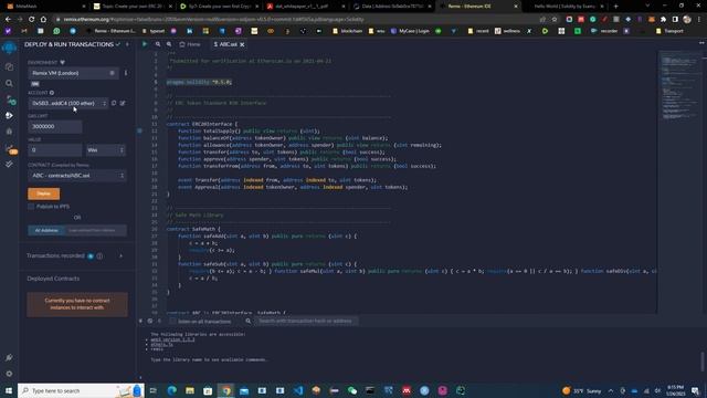 Deploy ERC20 Smart Contract on Goerli Testnet смотреть онлайн