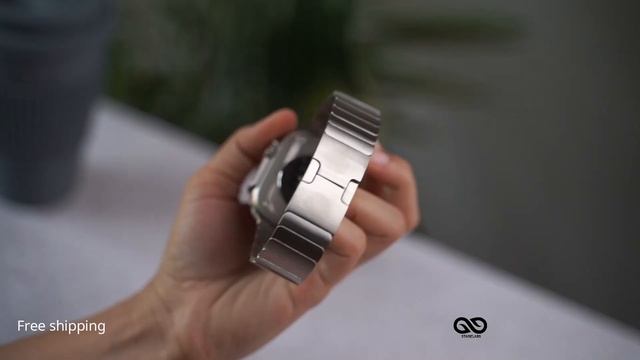 Detachable metal link strap for Apple watch смотреть онлайн