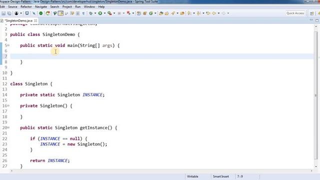 Singleton Design Pattern - Topic 1 | Java Design Pattern Series смотреть онлайн