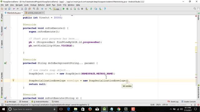How to call .Net Web Service (WCF Service) Using Ksoap Libarary in android? | Android. смотреть онлайн
