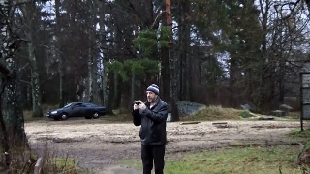 Выборг. Посёлок Советский. Разлив финского залива. Затопление пляжа. 05.12.2015 смотреть онлайн