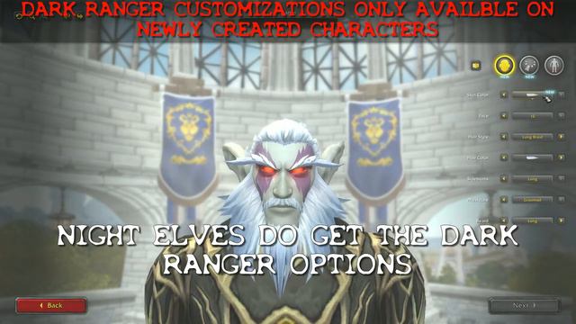 World of Warcraft new 9.2.5 Dark Ranger Customizations смотреть онлайн