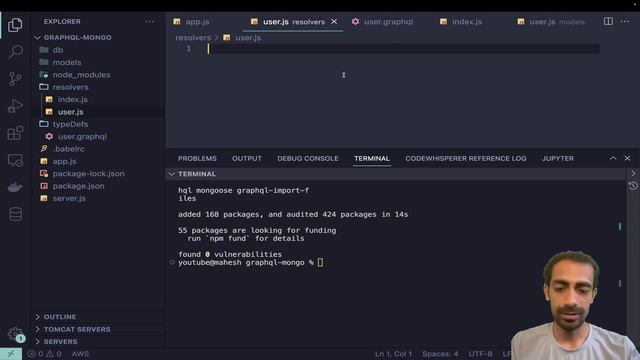 GraphQL + Apollo + Node Express(Babel) + MongoDB + Docker смотреть онлайн