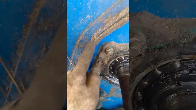 как снять шкив контрпривода четырехручьевый. комбайн Енисей 1200 смотреть онлайн