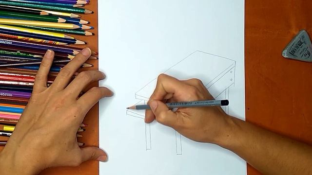 Как нарисовать парту. Онлайн-школа рисования "Малевашки" смотреть онлайн