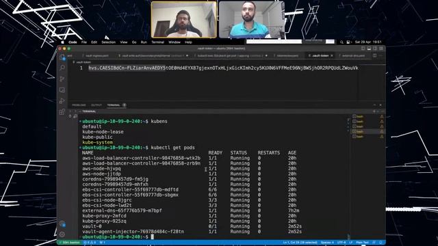 How to use Hashicorp Vault to secure Kubernetes EKS secrets смотреть онлайн