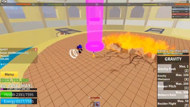 Blox Fruits Fights | Gravity vs Awakened Dark смотреть онлайн