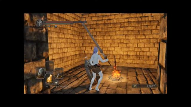 Dark Souls II : Вельстальд, замок Алдии и виверна смотреть онлайн