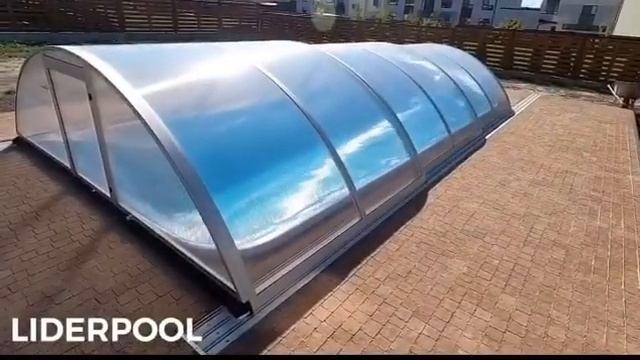 Поликарбонатный павильон для бассейна смотреть онлайн