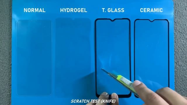 Normal / Hydrogel / Glass / Ceramic Screen Protector COMPARISON And DURABILITY Test