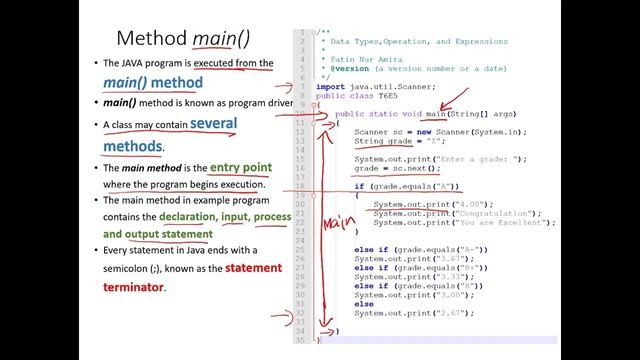 Sem 2 Topic 3.1 Components in Java Program смотреть онлайн