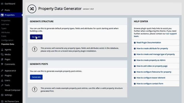 VT Property WordPress Plugin - How to import dummy data смотреть онлайн