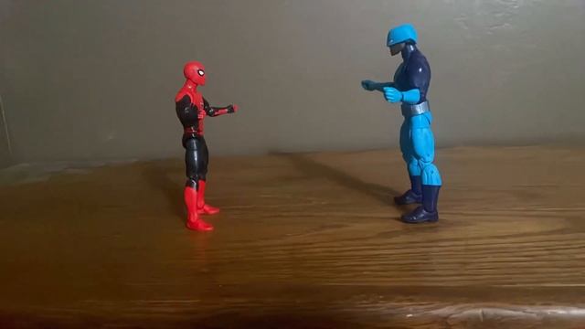 Spider-Man vs Rock Python Stop Motion video смотреть онлайн