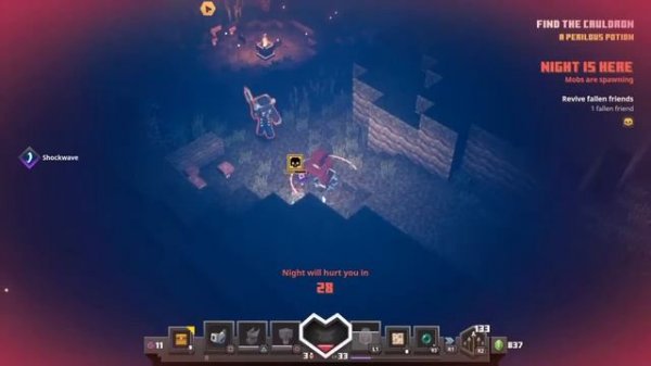 Minecraft dungeon adventure mode with Dark Shadow