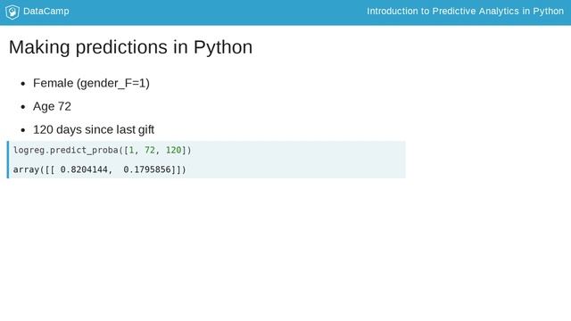 Python Tutorial : Using the logistic regression model смотреть онлайн
