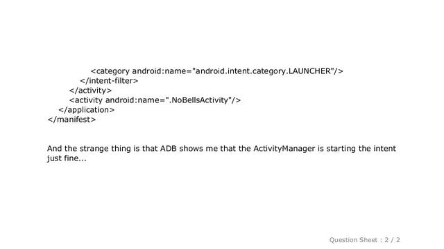 Android : Activity class does not exist смотреть онлайн