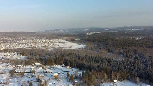 Hubsan H117S Zino, полет по дачам