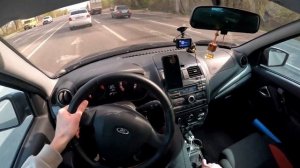 ПОКАТУШКИ В БУНКЕРЕ ПОД МУЗЫКУ НА LADA GRANTA DRIVE ACTIVE | POV LADA GRANTA |ГРАНТА ОТ ПЕРВОГО ЛИЦ