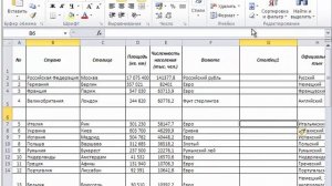 Excel 2010 для начинающих 11 Вставка ячеек, строк и столбцов