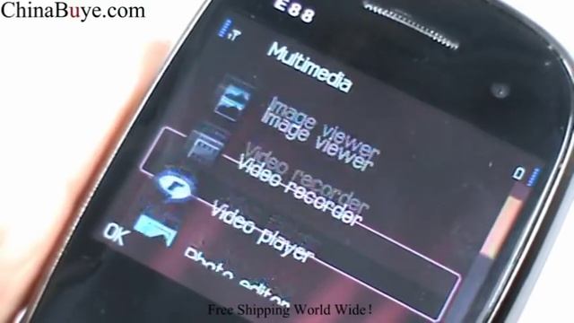 E88 Quad Band Dual SIM WIFI Phone with Java Brown and Black смотреть онлайн